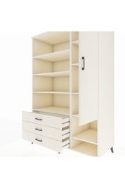 Kronos Dolap 9 Raflı 3 Çekmeceli Tek Kapaklı  132x59x195 Aytaşı-Aytaşı/Aytaşı