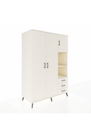 Kronos Dolap 5 Raflı 3 Çekmeceli Tek Askılı 132x59x195 Aytaşı-Aytaşı/Aytaşı