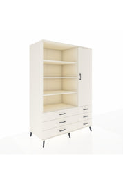 Kronos Dolap 8 Raflı 6 Çekmeceli Tek Kapaklı 132x59x195 Aytaşı-Aytaşı/Aytaşı