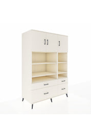 Kronos Dolap 10 Raflı 4 Çekmeceli 3 Kapaklı 132x59x195 Aytaşı-Aytaşı/Aytaşı
