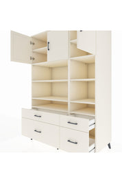 Kronos Dolap 10 Raflı 4 Çekmeceli 3 Kapaklı 132x59x195 Aytaşı-Aytaşı/Aytaşı