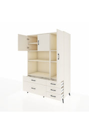 Kronos Dolap 7 Raflı 5 Çekmeceli 3 Kapaklı 132x59x195 Aytaşı-Aytaşı/Aytaşı