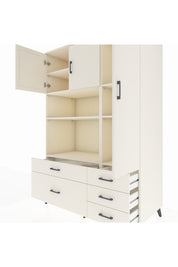 Kronos Dolap 7 Raflı 5 Çekmeceli 3 Kapaklı 132x59x195 Aytaşı-Aytaşı/Aytaşı