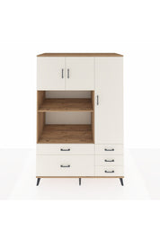 Kronos Dolap 7 Raflı 5 Çekmeceli 3 Kapaklı 132x59x195 Çam-Aytaşı/Aytaşı