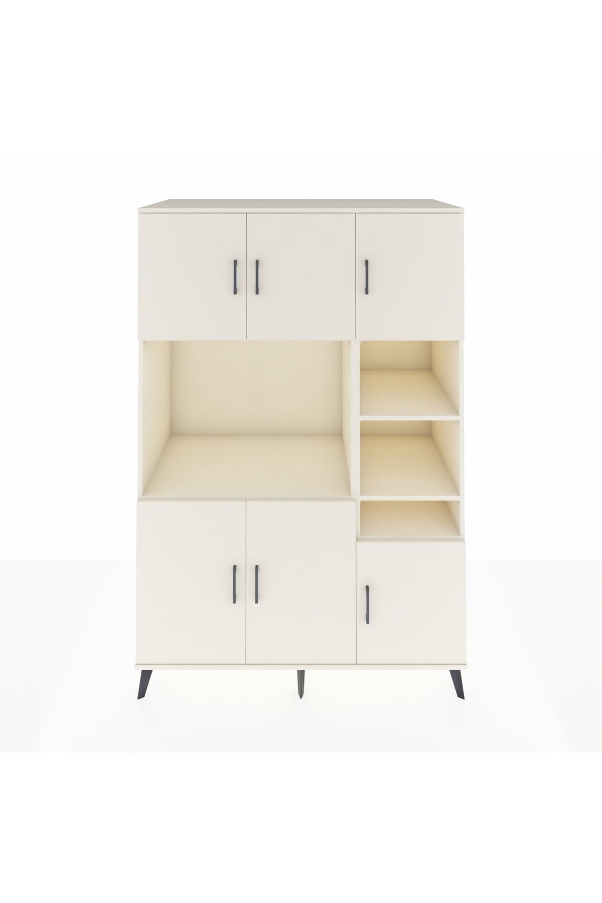 Kronos Dolap 10 Raflı 6 Kapaklı 132x59x195 Aytaşı-Aytaşı/Aytaşı