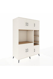 Kronos Dolap 10 Raflı 6 Kapaklı 132x59x195 Aytaşı-Aytaşı/Çam