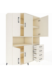 Kronos Dolap 7 Raflı 4 Çekmeceli 5 Kapaklı 132x59x195 Aytaşı-Aytaşı/Aytaşı