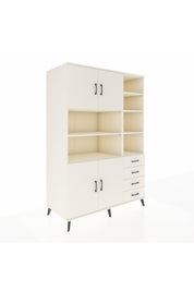 Kronos Dolap 9 Raflı 4 Çekmeceli 4 Kapaklı 132x59x195 Aytaşı-Aytaşı/Aytaşı