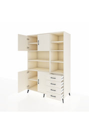 Kronos Dolap 9 Raflı 4 Çekmeceli 4 Kapaklı 132x59x195 Aytaşı-Aytaşı/Aytaşı