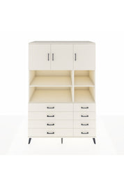 Kronos Dolap 8 Raflı 8 Çekmeceli 3 Kapaklı 132x59x195 Aytaşı-Aytaşı/Aytaşı