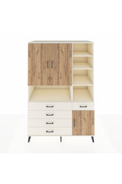 Kronos Dolap 8 Raflı 5 Çekmeceli 3 Kapaklı 132x59x195 Aytaşı-Çam/Aytaşı