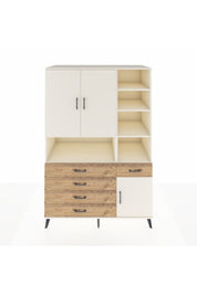 Kronos Dolap 8 Raflı 5 Çekmeceli 3 Kapaklı 132x59x195 Aytaşı-Aytaşı/Çam