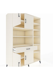 Kronos Dolap 10 Raflı Tek Çekmeceli 4 Kapaklı 132x59x195 Aytaşı-Aytaşı/Aytaşı