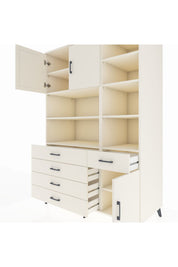 Kronos Dolap 9 Raflı 5 Çekmeceli 3 Kapaklı 132x59x195 Aytaşı-Aytaşı/Aytaşı