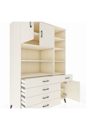 Kronos Dolap 9 Raflı 5 Çekmeceli 3 Kapaklı 132x59x195 Aytaşı-Aytaşı/Aytaşı