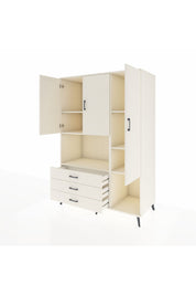 Kronos Dolap 6 Raflı 3 Çekmeceli 3 Kapaklı 132x59x195 Aytaşı-Aytaşı/Aytaşı