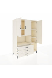 Kronos Dolap 6 Raflı 3 Çekmeceli 3 Kapaklı 132x59x195 Aytaşı-Aytaşı/Aytaşı