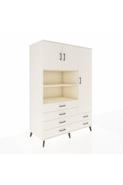 Kronos Dolap 9 Raflı 6 Çekmeceli 3 Kapaklı 132x59x195 Aytaşı-Aytaşı/Aytaşı