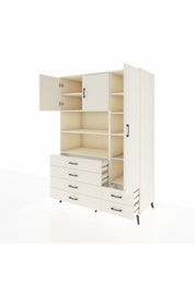Kronos Dolap 9 Raflı 6 Çekmeceli 3 Kapaklı 132x59x195 Aytaşı-Aytaşı/Aytaşı