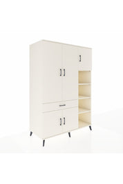 Kronos Dolap 10 Raflı Tek Çekmeceli 5 Kapaklı 132x59x195 Aytaşı-Aytaşı/Aytaşı