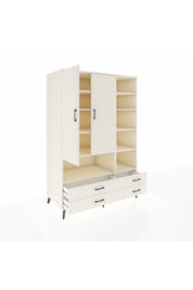 Kronos Dolap 10 Raflı 4 Çekmeceli 2 Kapaklı 132x59x195 Aytaşı-Aytaşı/Aytaşı