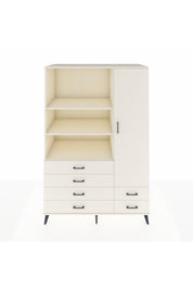 Kronos Dolap 7 Raflı 6 Çekmeceli Tek Kapaklı 132x59x195 Aytaşı-Aytaşı/Aytaşı