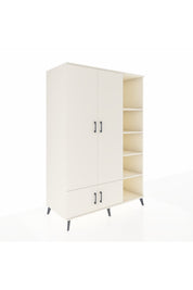 Kronos Dolap 6 Raflı 4 Kapaklı Tek Askılı 132x59x195 Aytaşı-Aytaşı/Aytaşı