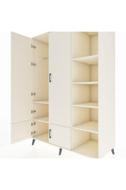 Kronos Dolap 6 Raflı 4 Kapaklı Tek Askılı 132x59x195 Aytaşı-Aytaşı/Aytaşı