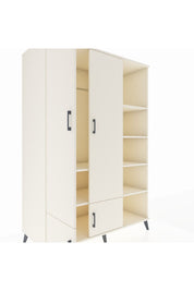 Kronos Dolap 6 Raflı 4 Kapaklı Tek Askılı 132x59x195 Aytaşı-Aytaşı/Aytaşı