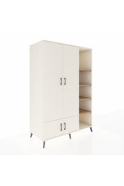 Kronos Dolap 6 Raflı 4 Kapaklı Tek Askılı 132x59x195 Aytaşı-Aytaşı/Çam