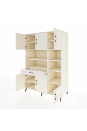 Kronos Dolap 10 Raflı Tek Çekmeceli 6 Kapaklı 132x59x195 Aytaşı-Aytaşı/Aytaşı