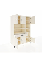 Kronos Dolap 10 Raflı Tek Çekmeceli 6 Kapaklı 132x59x195 Aytaşı-Aytaşı/Aytaşı