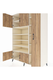 Kronos Dolap 11 Raflı 5 Kapaklı 132x59x195 Aytaşı-Çam/Aytaşı