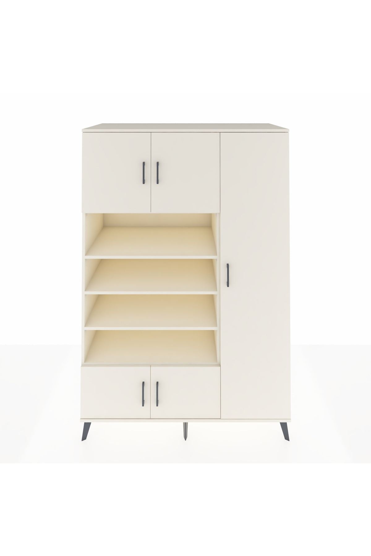 Kronos Dolap 11 Raflı 5 Kapaklı 132x59x195 Aytaşı-Aytaşı/Aytaşı