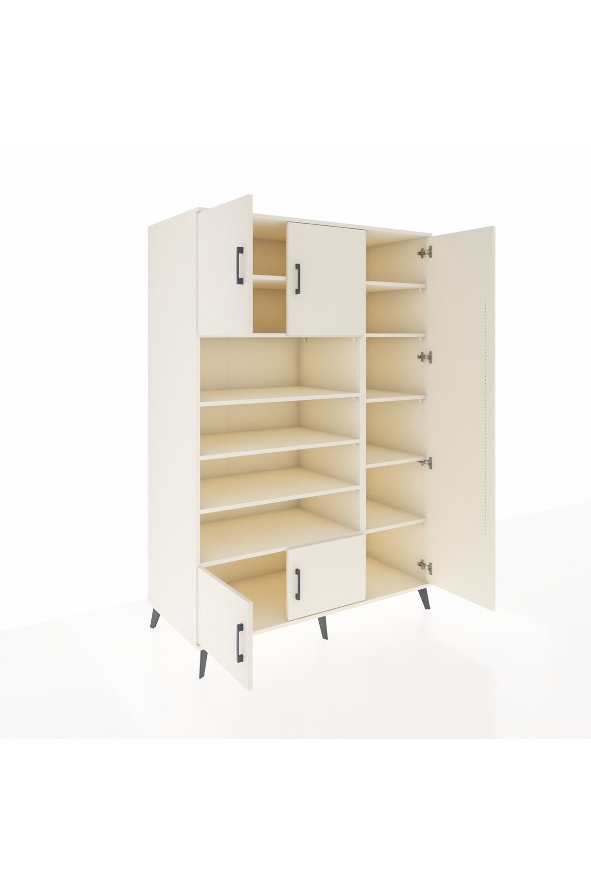 Kronos Dolap 11 Raflı 5 Kapaklı 132x59x195 Aytaşı-Aytaşı/Aytaşı