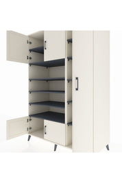 Kronos Dolap 11 Raflı 5 Kapaklı 132x59x195 Aytaşı-Aytaşı/Antrasit