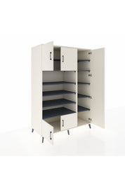 Kronos Dolap 11 Raflı 5 Kapaklı 132x59x195 Aytaşı-Aytaşı/Antrasit