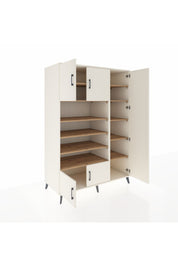 Kronos Dolap 11 Raflı 5 Kapaklı 132x59x195 Aytaşı-Aytaşı/Çam