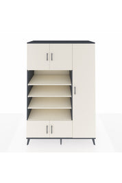 Kronos Dolap 11 Raflı 5 Kapaklı 132x59x195 Antrasit-Aytaşı/Aytaşı