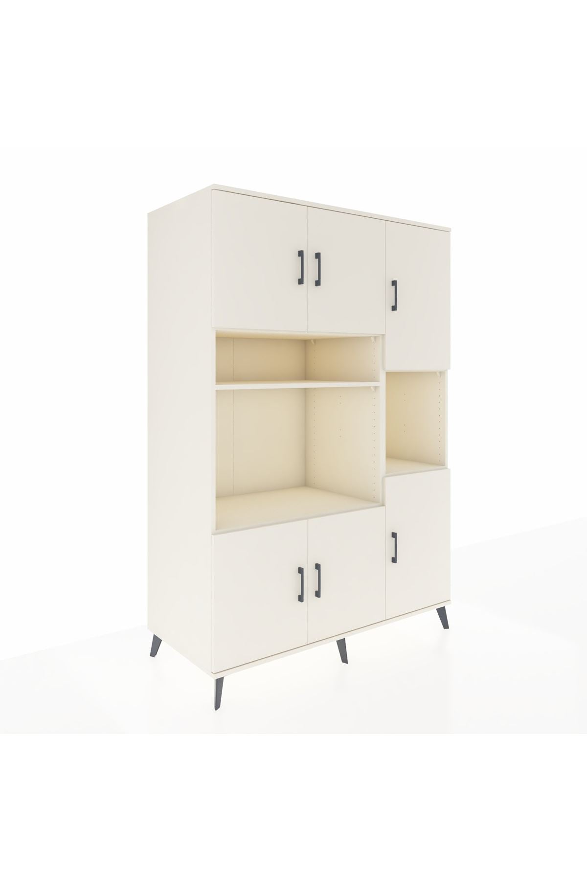 Kronos Dolap 9 Raflı 6 Kapaklı 132x59x195 Aytaşı-Aytaşı/Aytaşı