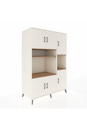 Kronos Dolap 9 Raflı 6 Kapaklı 132x59x195 Aytaşı-Aytaşı/Çam