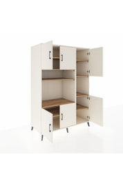 Kronos Dolap 9 Raflı 6 Kapaklı 132x59x195 Aytaşı-Aytaşı/Çam