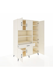 Kronos Dolap 10 Raflı Tek Çekmeceli 6 Kapaklı 132x59x195 Aytaşı-Aytaşı/Aytaşı