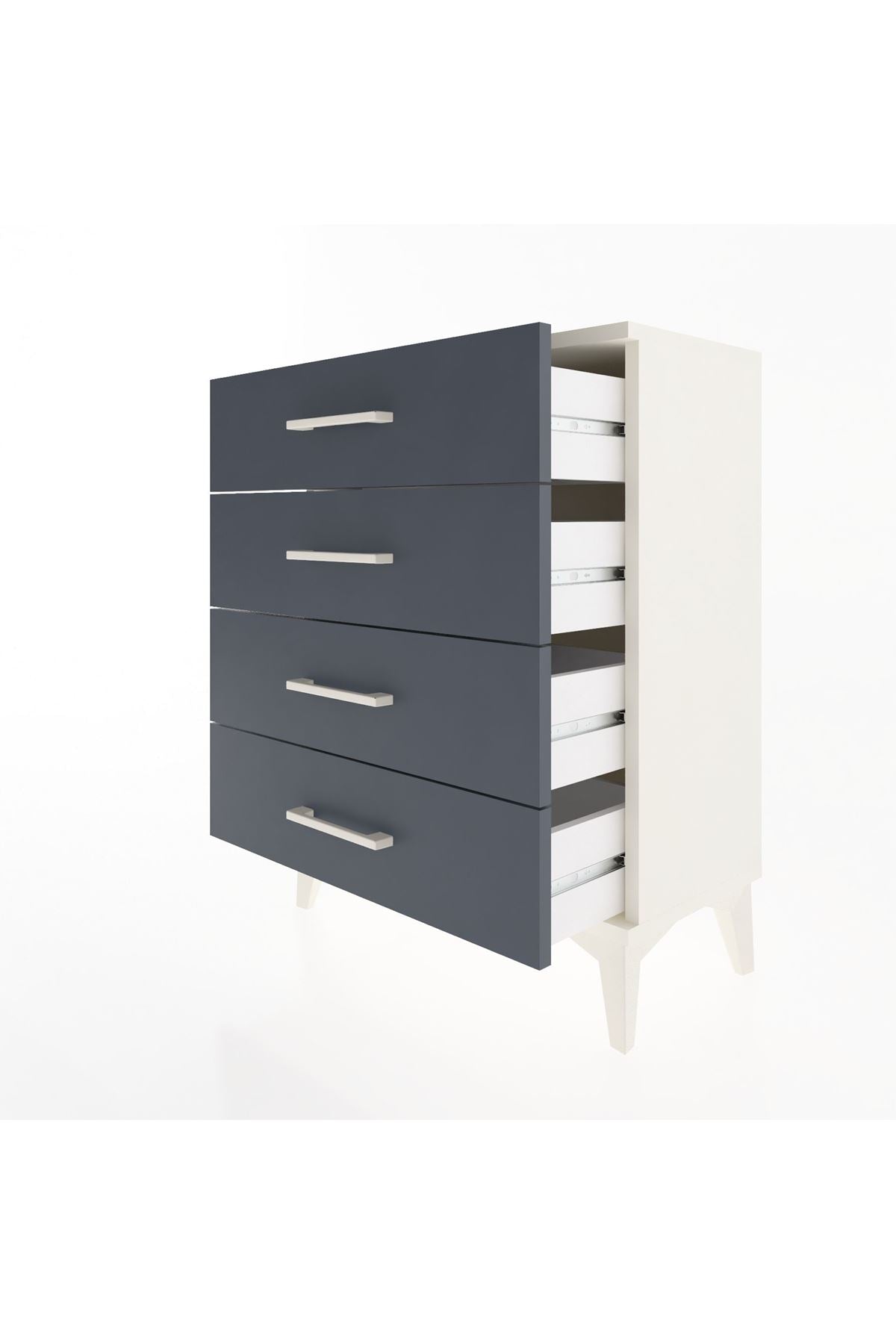 Arges Komodin 4 Çekmeceli 60x30x80 - S13M001V2A