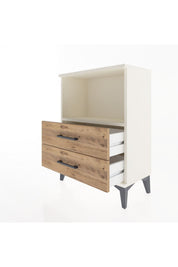 Arges Komodin Tek Raflı 2 Çekmeceli 60x30x80 - S13M003V3A