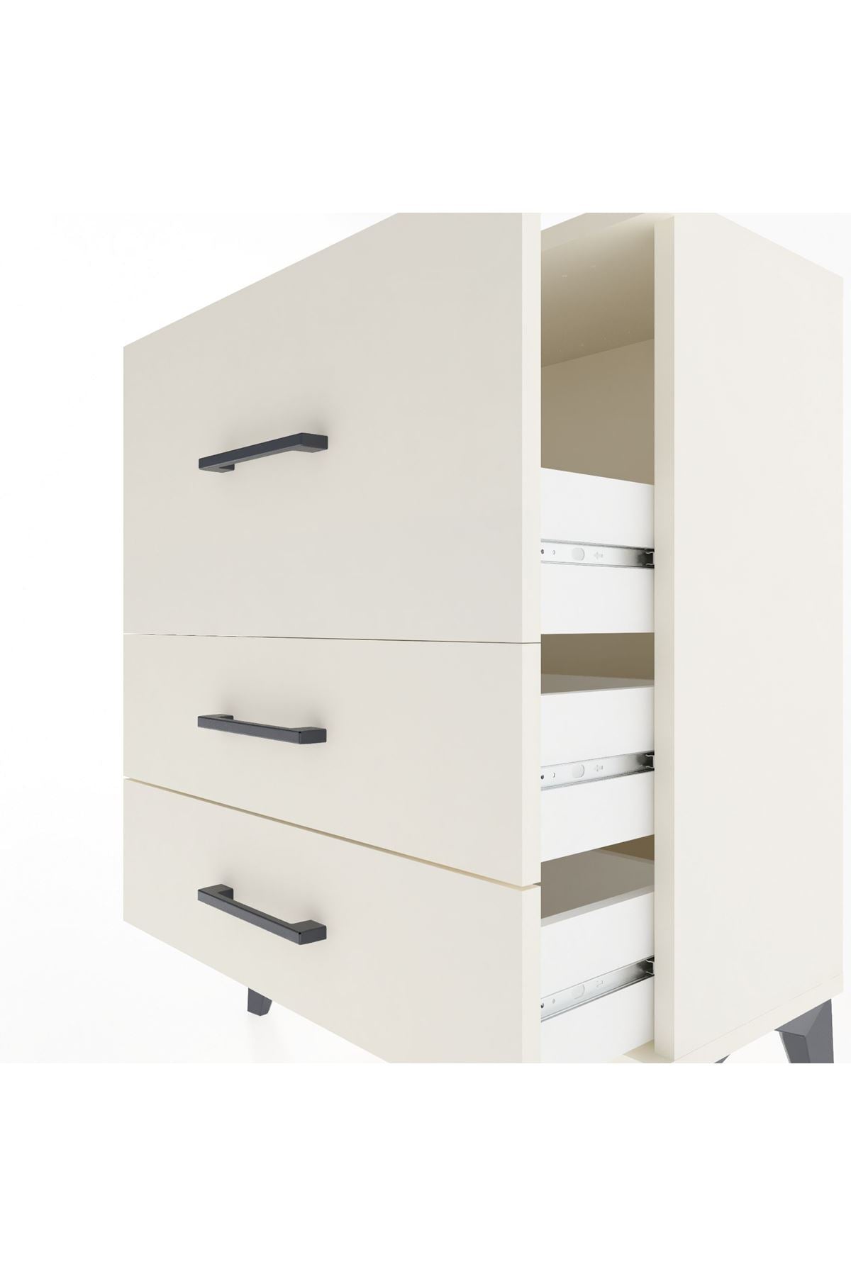 Arges Komodin 3 Çekmeceli 60x30x80 - S13M004V1A