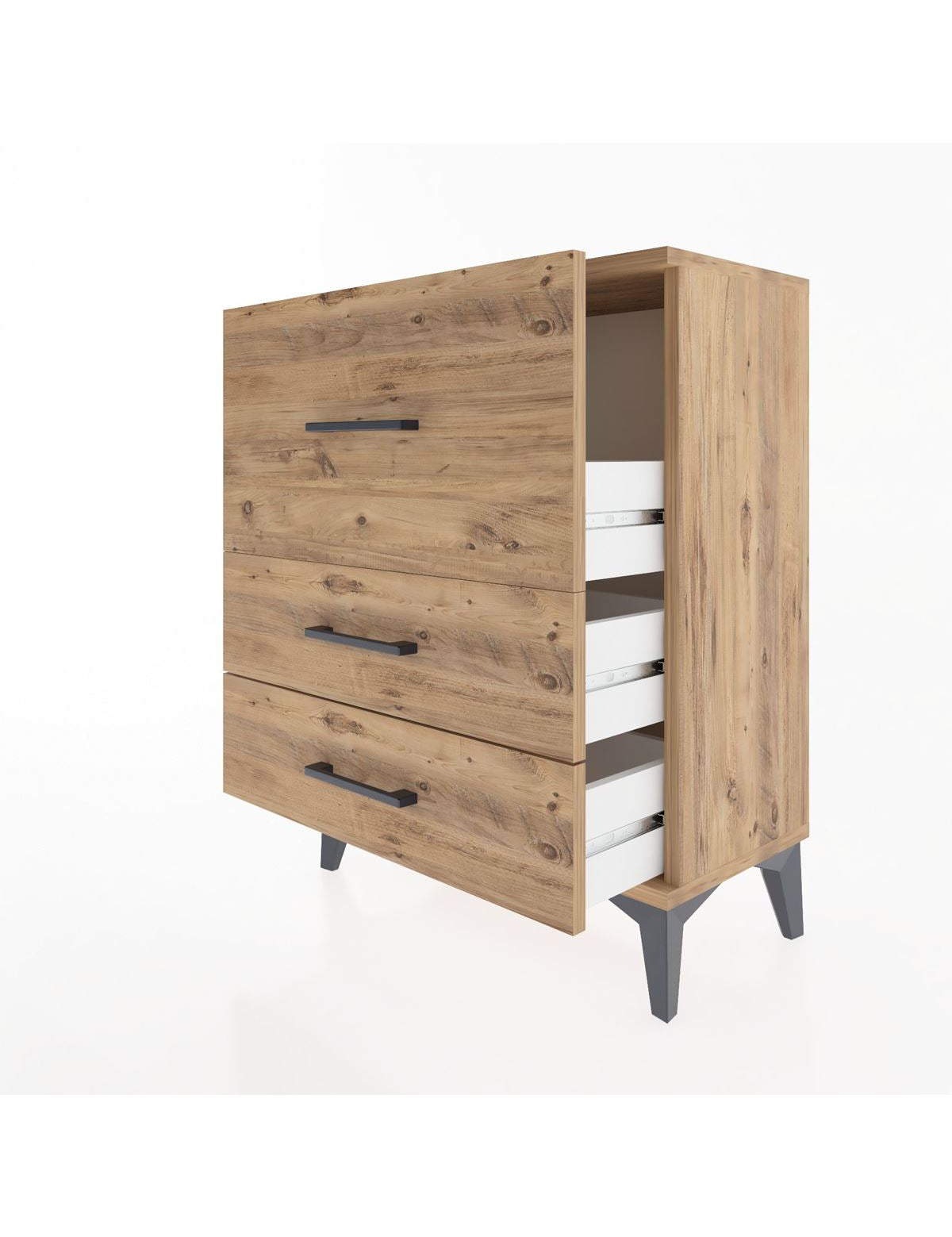 Arges Komodin 3 Çekmeceli 60x30x80 - S13M004V9A
