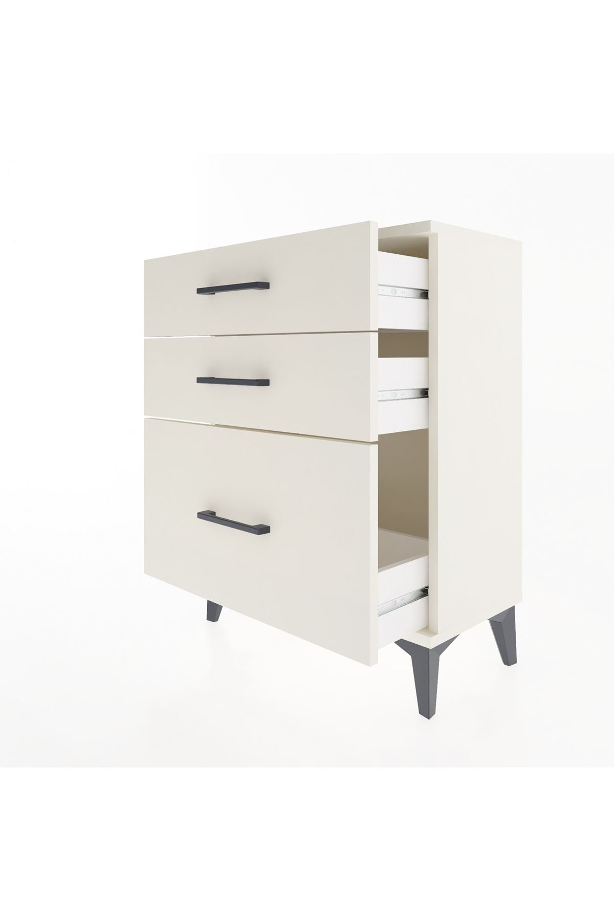 Arges Komodin 3 Çekmeceli 60x30x80 - S13M005V1A