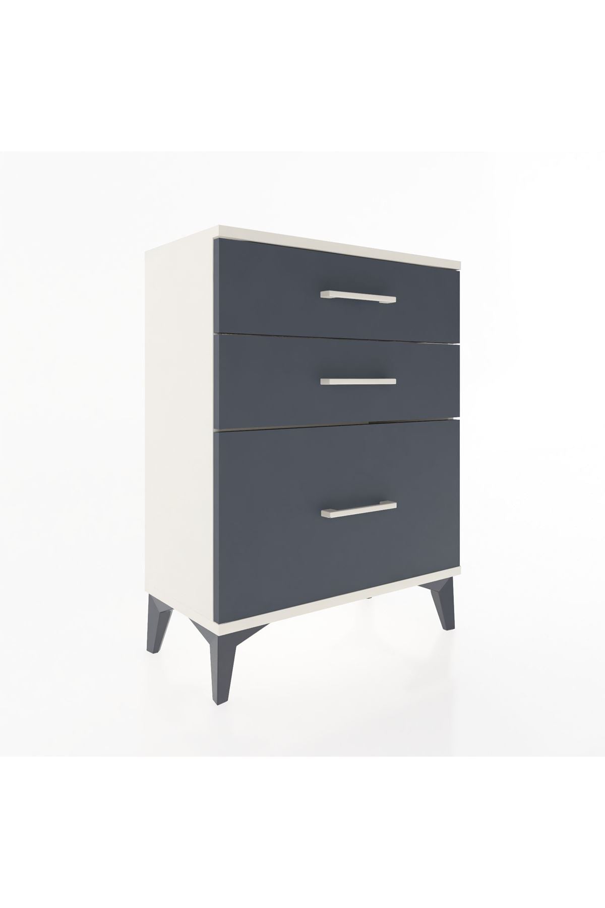 Arges Komodin 3 Çekmeceli 60x30x80 - S13M005V2A