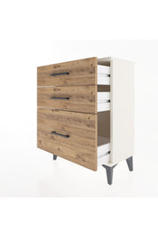 Arges Komodin 3 Çekmeceli 60x30x80 - S13M005V3A